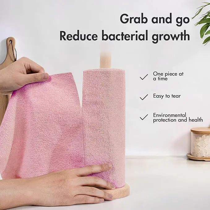 [SKU001] Microfiber Cleaning Cloth Roll (25cm X 25cm) - 20 Piece