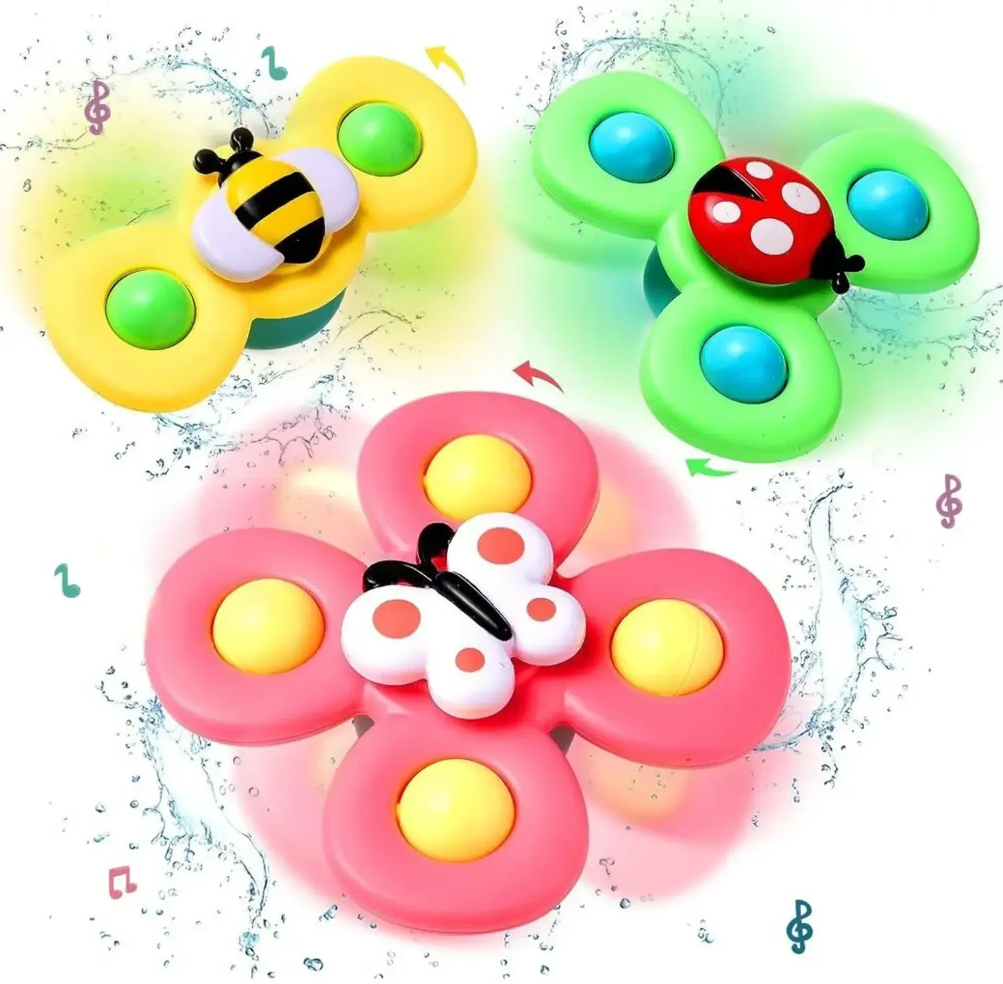 Silicon Spinner (3 Pc Set)